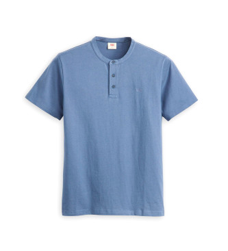 Levi's T-shirt Henley niebieski
