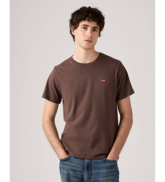 Levi's T-shirt Original Housemark marron