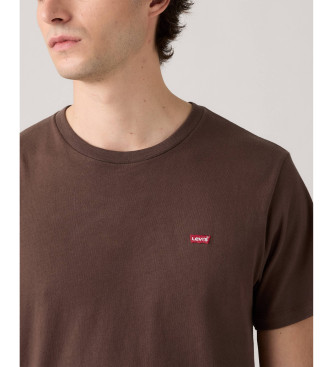 Levi's T-shirt Original Housemark marron