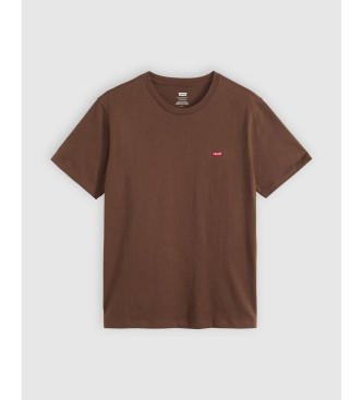 Levi's T-shirt Original Housemark marron
