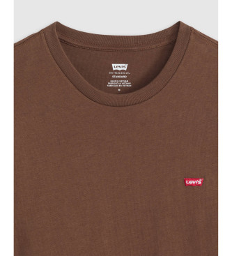 Levi's T-shirt Original Housemark marron