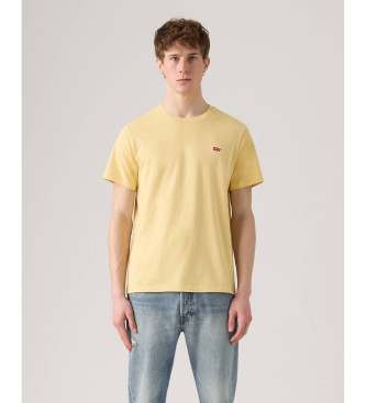 Levi's T-shirt Original Housemark jaune clair