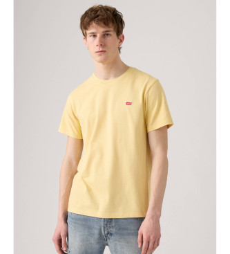 Levi's T-shirt Original Housemark jaune clair