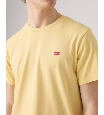 Levi's T-shirt Original Housemark jaune clair