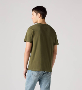 Levi's Camiseta Original Housemark verde