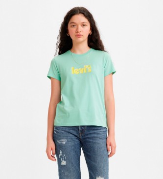 Levi's T-shirt turquoise parfait