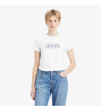 Levi's T-shirt Perfect w kwiaty biały