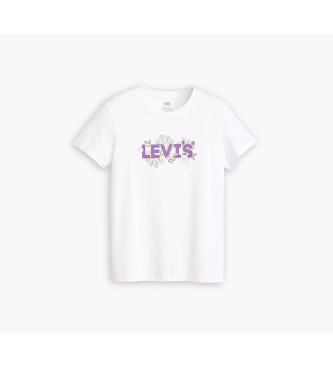 Levi's T-shirt Perfect w kwiaty biały