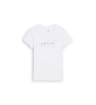 Levi's T-shirt Logotipo perfeito branco 