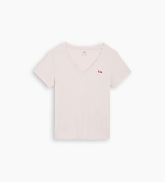 Levi's Perfect V-hals T-shirt Roze