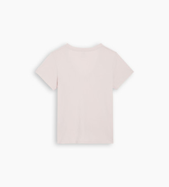Levi's Perfektes T-Shirt mit V-Ausschnitt Rosa