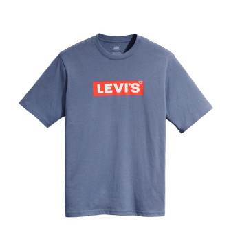 Levi's Koszulka o luźnym kroju w kolorze niebieskim