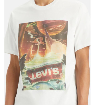 Levi's Avslappnad T-shirt vit