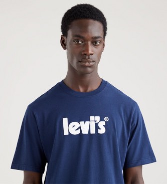 Levi's T-shirt bleu à coupe décontractée
