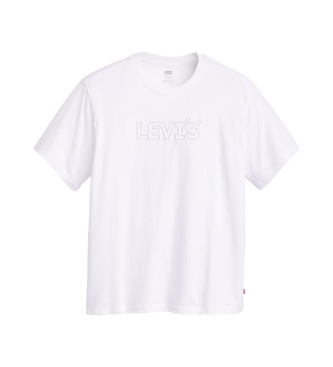 Levi's T-shirt grfica de corte descontrado branca