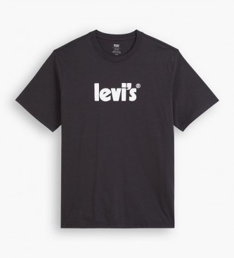 Levi's T-shirt con logo Poster con vestibilit rilassata nera