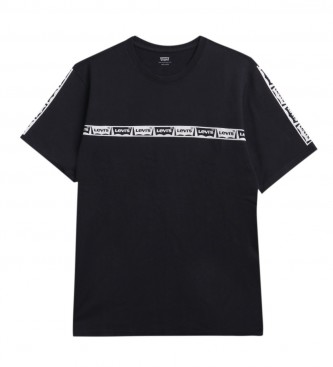 Levi's T-shirt nera con vestibilità rilassata Tee Core