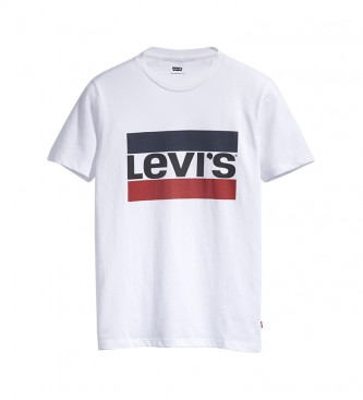 Levi's T-shirt con logo grafico Sportswear bianca