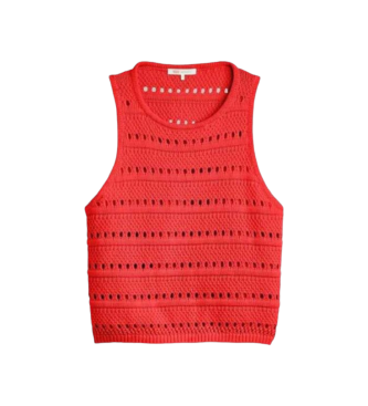 Levi's T-shirt en crochet Superbloom rouge
