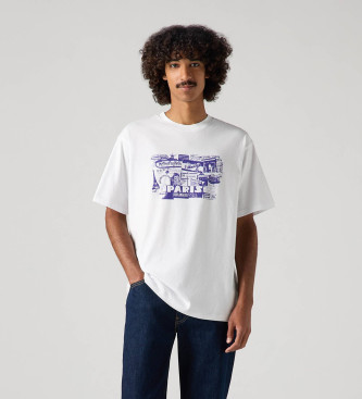 Levi's T-shirt com aba vermelha vintage 