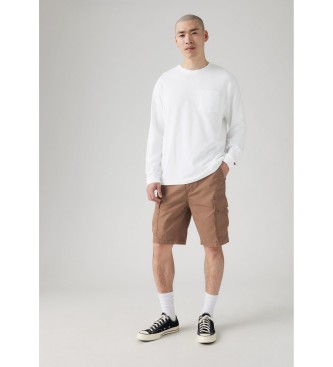 Levi's Spodenki Carrier Cargo Bermuda brązowe