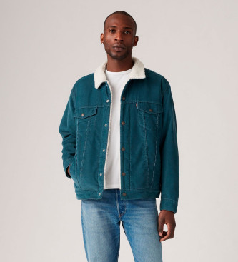 Levi's Zrelaksowana kurtka Sherpa Urban Jacket niebieska