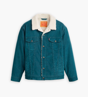 Levi's Zrelaksowana kurtka Sherpa Urban Jacket niebieska