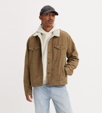 Levi's Veste Sherpa Type 3 marron