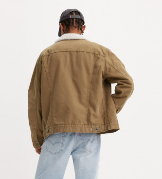 Levi's Veste Sherpa Type 3 marron