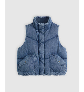 Levi's Gilet bouffant western bleu