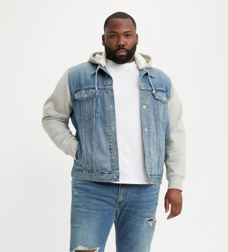 Levi's Jacket Big Hybrid Hoody Candy blue