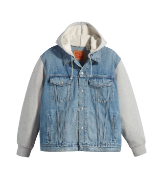 Levi's Jacke Big Hybrid Hoody Candy blau