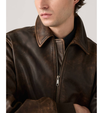 Levi's Leather aviator jacket Clayton brown