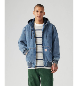 Levi's Torwartjacke aus blauem Denim