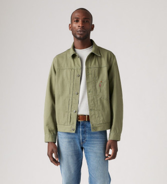 Levi's Veste de camionneur Type I vert