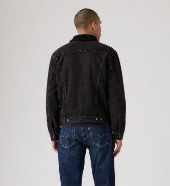 Levi's Trucker Jacket Type III Sherpa black