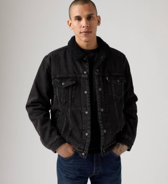 Levi's Trucker Jacket Type III Sherpa black