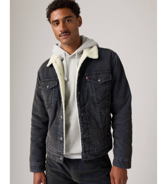 Levi's Veste Type 3 Sherpa Trucker noir