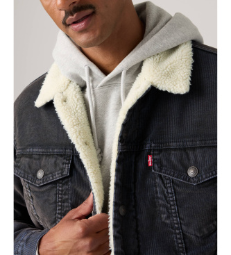 Levi's Veste Type 3 Sherpa Trucker noir