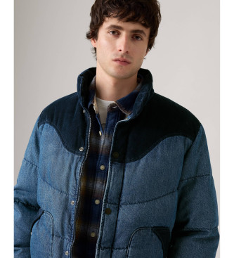 Levi's Short quilted jacket Wild West blue