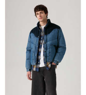Levi's Short quilted jacket Wild West blue
