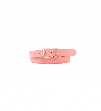 Levi's Calypso Variation pink leather belt