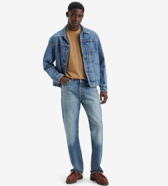 Levi's Džins hlače 501 Okrogla modra Original blue