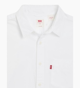 Levi's Camisa clssica com bolsos branca