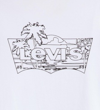 Levi's Klassiek grafisch T-shirt wit