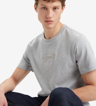 Levi's Klassisches graues bedrucktes T-Shirt