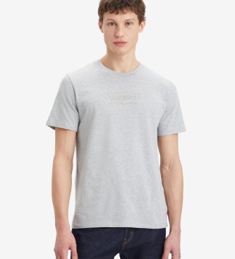 Levi's Klassiek T-shirt met grijze opdruk