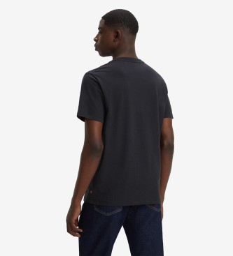 Levi's Klassisches schwarzes bedrucktes T-Shirt