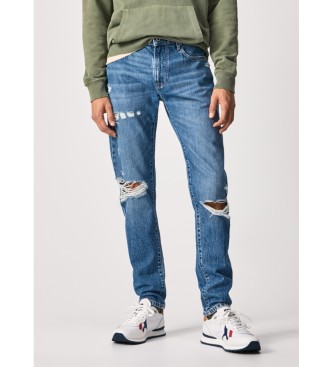 Pepe Jeans Jeans en denim bleu grue