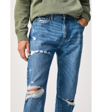 Pepe Jeans Kraanblauwe denim jeans